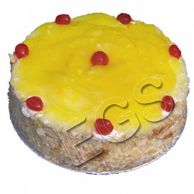 2lbs Designer Pineapple Cake From Serena Hotel delivery to Pakistan 